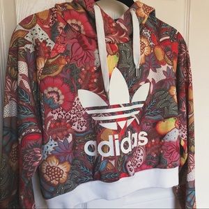 Cropped adidas hoodie